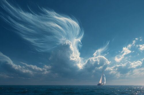 nuage en forme de monstre